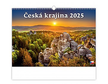 Nástěnný kalendář 2025 Kalendář Česká krajina