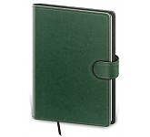 Helma 365 Denní diář B6 2025 Flip - zeleno/šedý