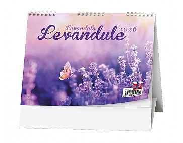 Stolní kalendář 2026 - Levandule
