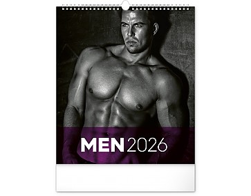 Nástěnný kalendář Men 2026, 30 x 34 cm