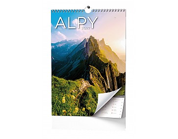 Nástěnný kalendář 2027 - Alpy - A3 