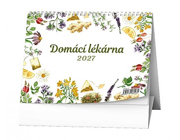 Stolní kalendář 2027 - Domácí lékárna