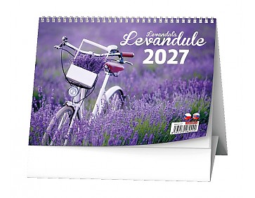 Stolní kalendář 2027 - Levandule