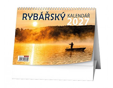 Stolní kalendář 2027 - Rybářský kalendář 