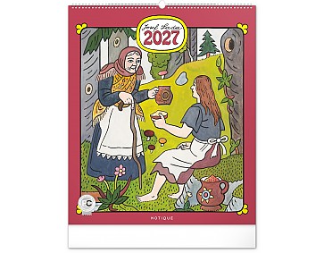 Nástěnný kalendář 2027 NOTIQUE - Josef Lada, 48 x 56 cm