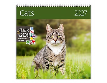 Nástěnný kalendář 2027 Helma - Cats