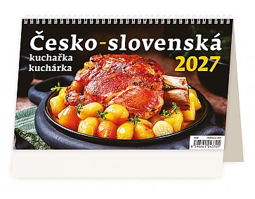 Stolní kalendář 2027 Helma - Česko-slovenská kuchařka