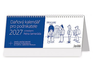 Stolní kalendář 2027 Helma - Daňový kalendář pro podnikatele