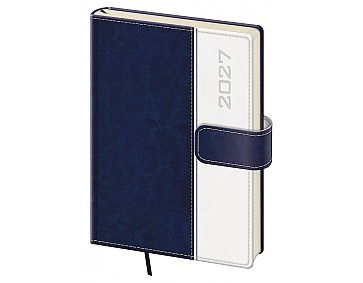 Denní diář 2027 Helma A5 Classic s magnetem modrý