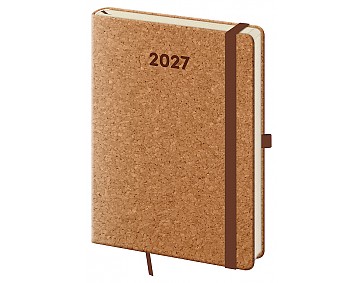 Denní diář 2027 Helma A5 Cork s poutkem