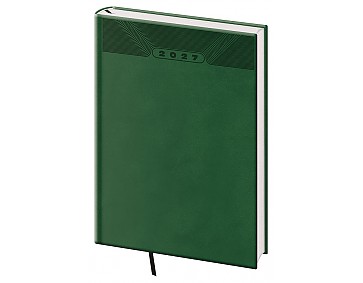 Denní diář 2027 Helma A5 Print Classic zelený