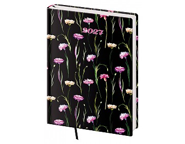Diář denní 2027 Helma B6 Vario Lyra Blossom