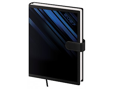 Týdenní diář 2027 Helma A5 Tone s magnetem modrý