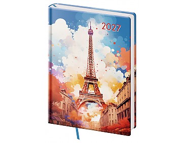 Týdenní diář 2027 Helma A5 Vario Lyra Paris