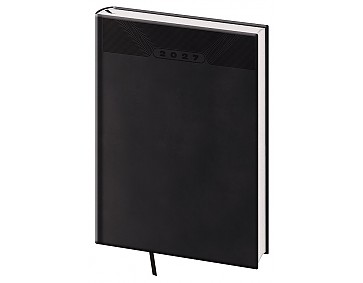 Týdenní diář 2027 Helma B5 Print Classic černý