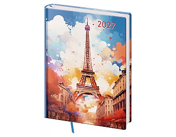 Týdenní diář 2027 Helma B6 Vario Lyra Paris