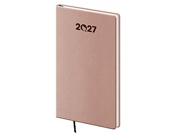 Kapesní diář 2027 Helma A6 ECO Almond