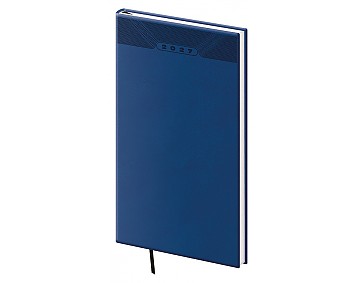 Kapesní diář 2027 Helma A6 Print Classic modrý