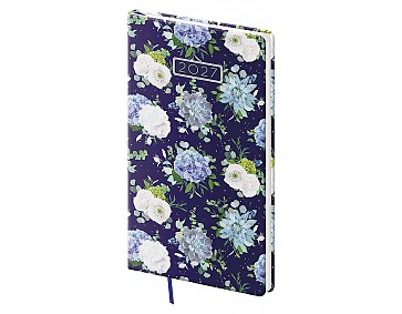 Kapesní diář 2027 Helma A6 Vario Lyra Floral