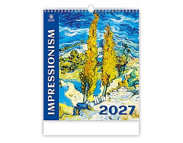 Nástěnný kalendář 2027 Helma - Impressionism
