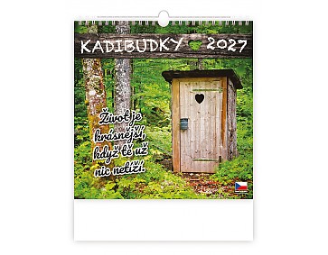 Nástěnný kalendář 2027 Helma - Kadibudky