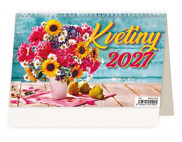 Stolní kalendář 2027 Helma - Květiny