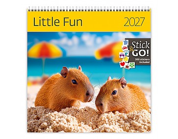 Nástěnný kalendář 2027 Helma - Little Fun