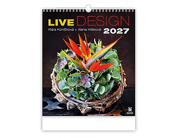 Nástěnný kalendář 2027 Helma - Live Design