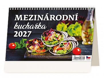 Stolní kalendář 2027 Helma - Mezinárodní kuchařka