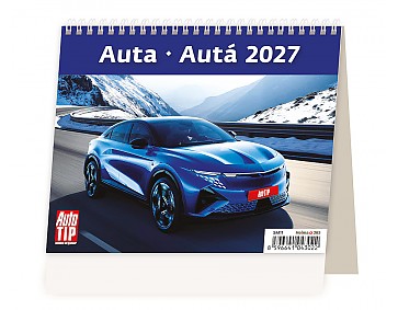 Stolní kalendář 2027 Helma Minimax - Auta