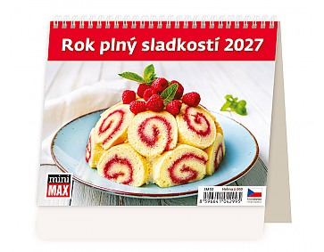 Stolní kalendář 2027 Helma Minimax - Rok plný sladkostí