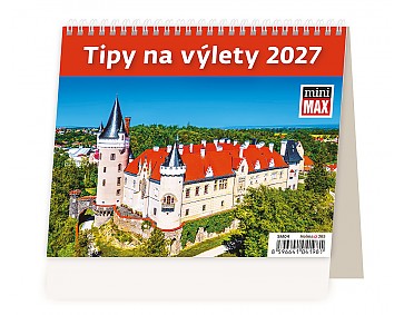 Stolní kalendář 2027 Helma Minimax - Tipy na výlety
