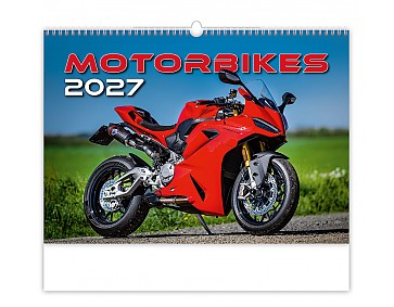 Nástěnný kalendář 2027 Helma - Motorbikes