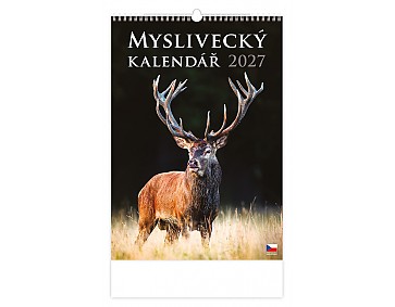 Nástěnný kalendář 2027 Helma - Myslivecký kalendář