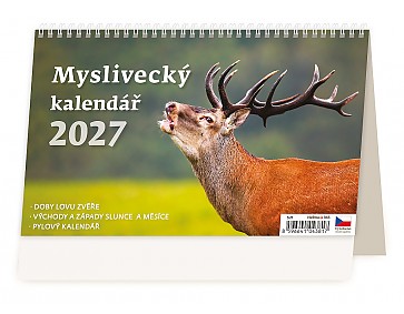 Stolní kalendář 2027 Helma - Myslivecký kalendář