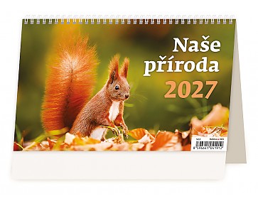 Stolní kalendář 2027 Helma - Naše příroda