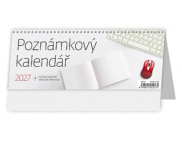 Stolní kalendář 2027 Helma - Poznámkový kalendář