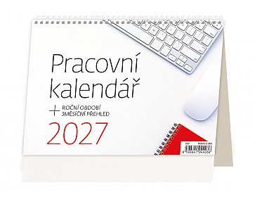 Stolní kalendář 2027 Helma - Pracovní kalendář