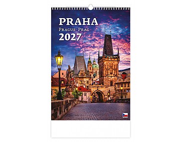 Nástěnný kalendář 2027 Helma - Praha