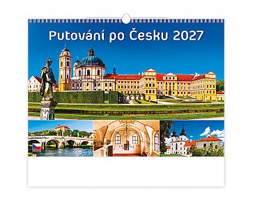 Nástěnný kalendář 2027 Helma - Putování po Česku