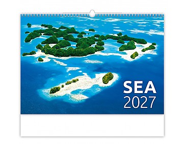 Nástěnný kalendář 2027 Helma - Sea