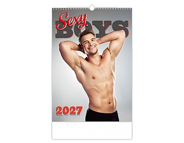 Nástěnný kalendář 2027 Helma - Sexy Boys