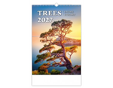Nástěnný kalendář 2027 Helma - Stromy