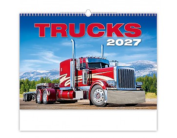 Nástěnný kalendář 2027 Helma - Trucks