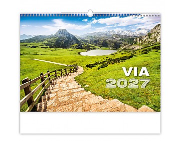 Nástěnný kalendář 2027 Helma - Via