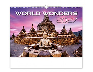 Nástěnný kalendář 2027 Helma - World Wonders