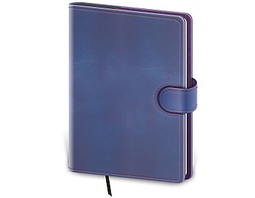 Linkovaný zápisník Flip L Double Violet