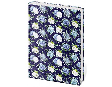 Linkovaný zápisník Vario XL - Floral