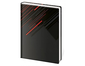Linkovaný zápisník Vario L - Red Lines