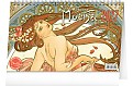 Stolní kalendář 2027 NOTIQUE - Alfons Mucha, 23,1 x 14,5 cm